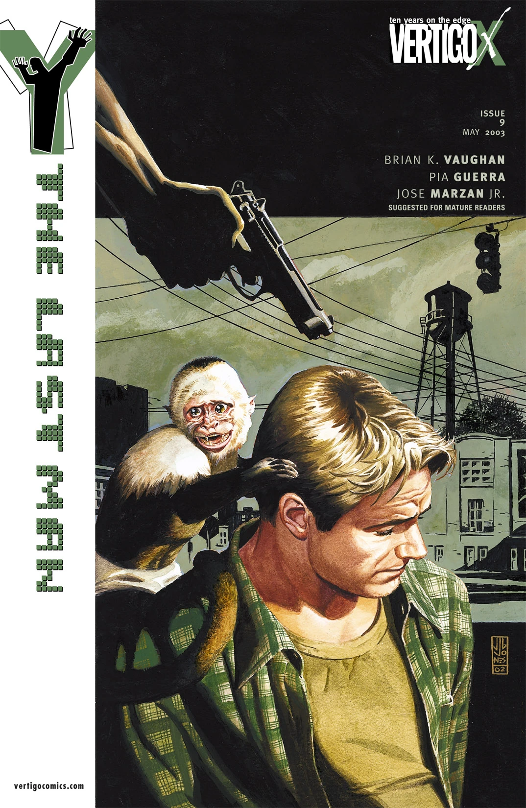 Y: The Last Man #9 (DC, 2003 — Cover A) cover
